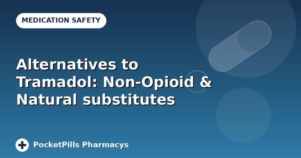 Alternatives to Tramadol: Non-Opioid & Natural substitutes