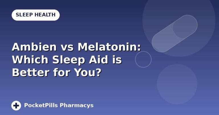 Ambien vs Melatonin: Which Sleep Aid is Better for You?