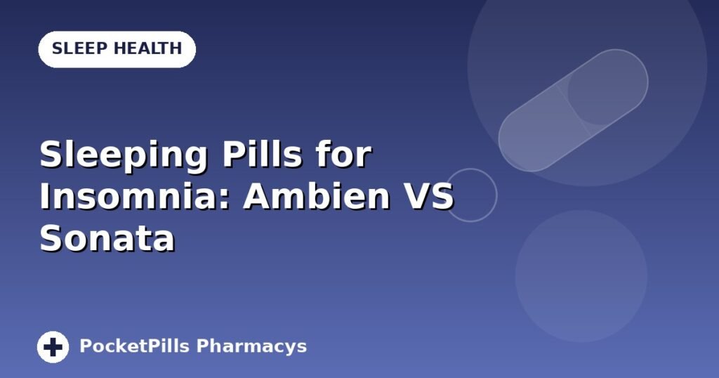 Sleeping Pills for Insomnia: Ambien VS Sonata