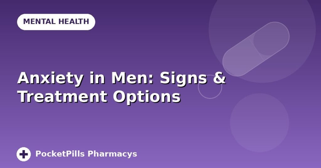 Anxiety in Men: Signs & Treatment Options
