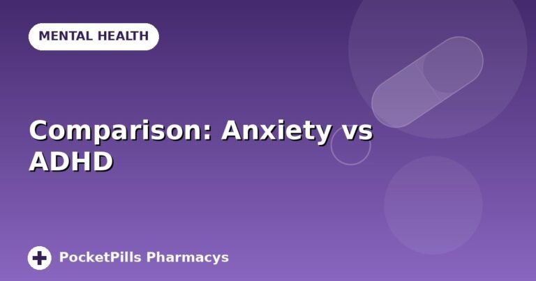 Comparison: Anxiety vs ADHD