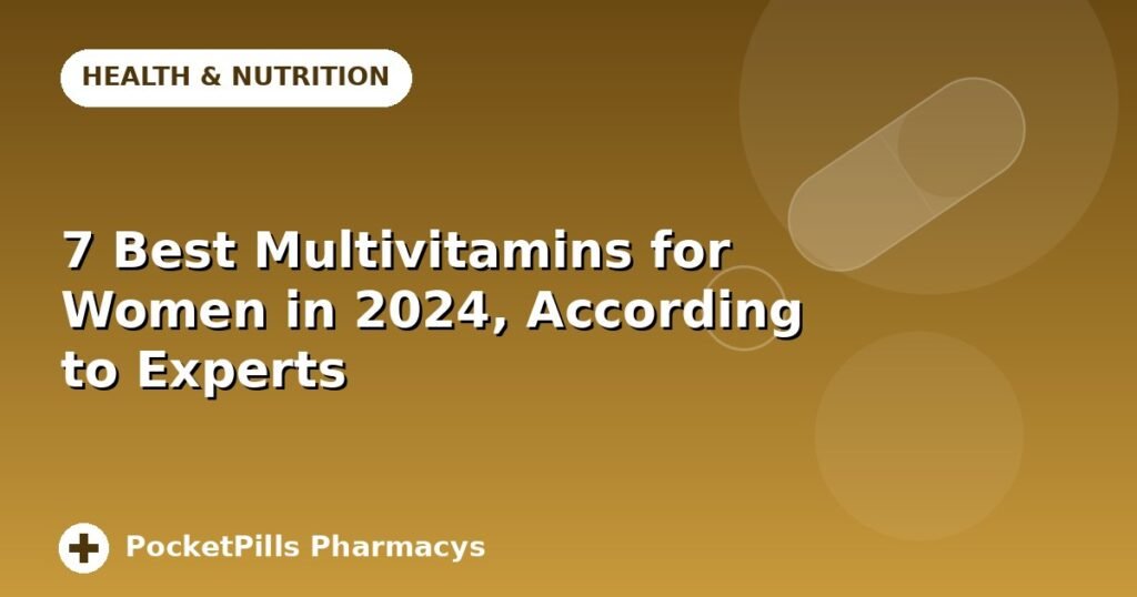 7 Best Multivitamins for Women in 2024, According to Experts