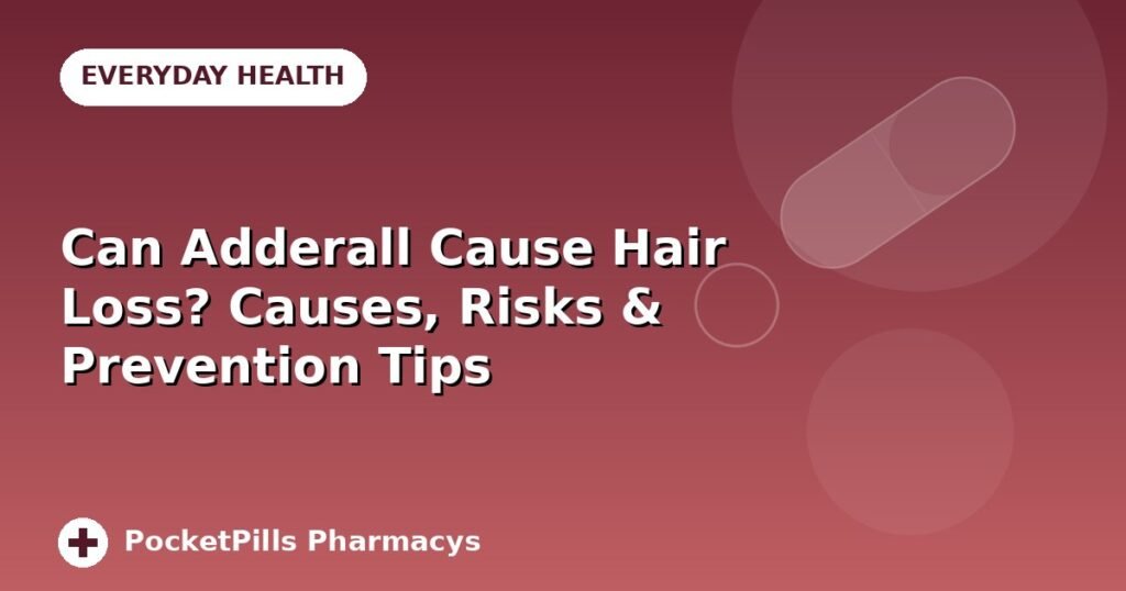 Can Adderall Cause Hair Loss? Causes, Risks & Prevention Tips