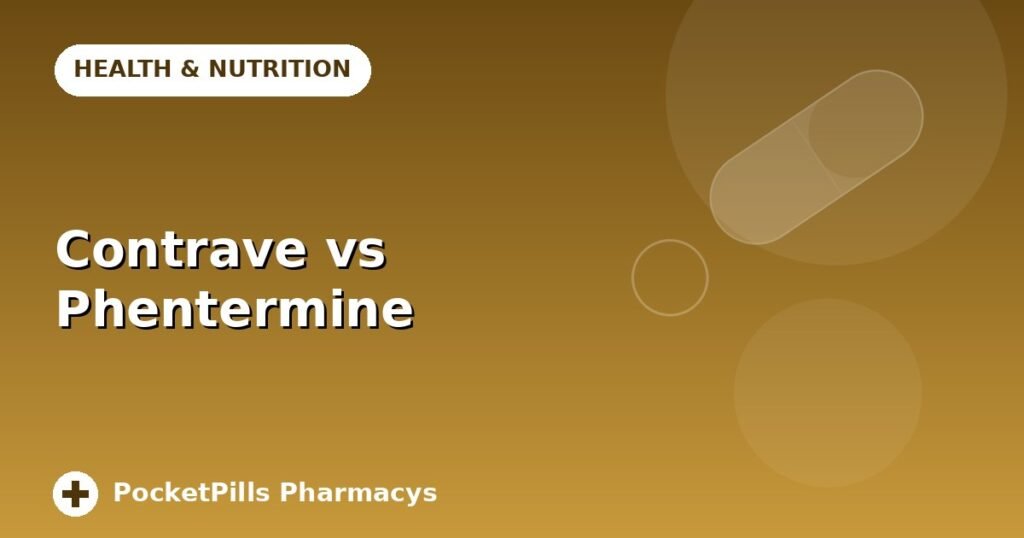 Contrave vs Phentermine