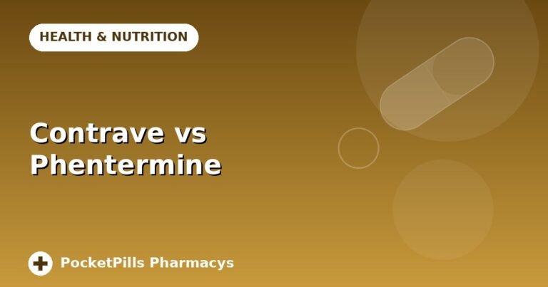 Contrave vs Phentermine