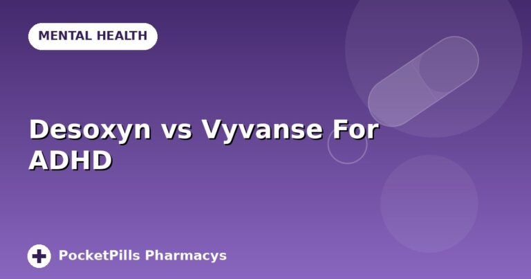 Desoxyn vs Vyvanse For ADHD