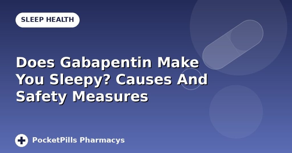 Does Gabapentin Make You Sleepy? Causes And Safety Measures
