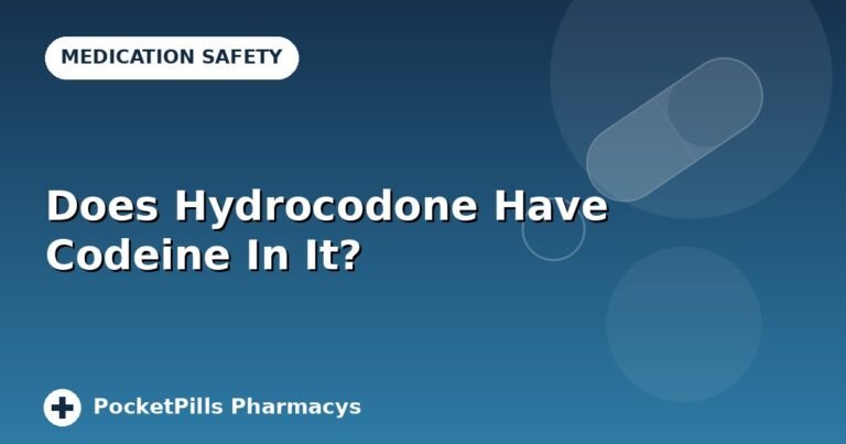 Does Hydrocodone Have Codeine In It?