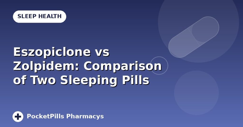 Eszopiclone vs Zolpidem: Comparison of Two Sleeping Pills