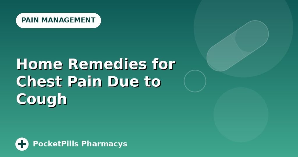 Home Remedies for Chest Pain Due to Cough