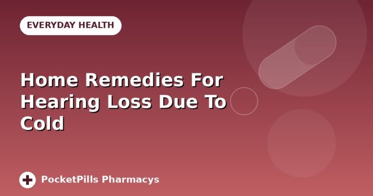 Home Remedies For Hearing Loss Due To Cold