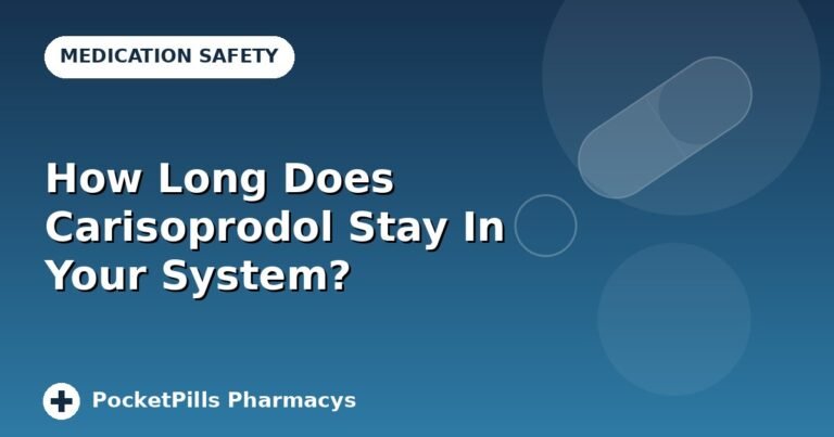 How Long Does Carisoprodol Stay In Your System?