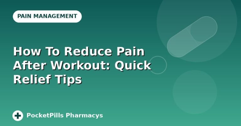 How To Reduce Pain After Workout: Quick Relief Tips