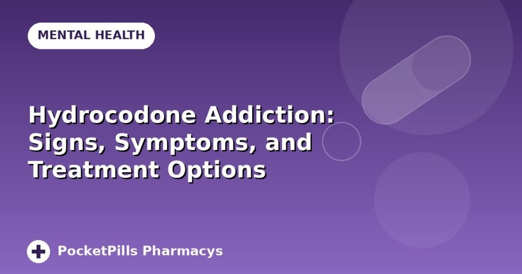 Hydrocodone Addiction: Signs, Symptoms, and Treatment Options