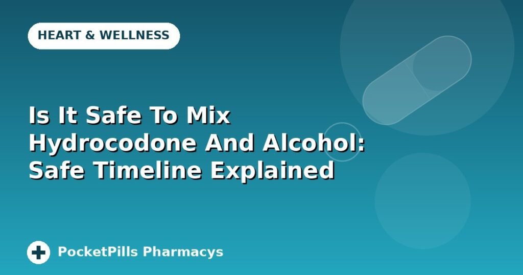 Is It Safe To Mix Hydrocodone And Alcohol: Safe Timeline Explained