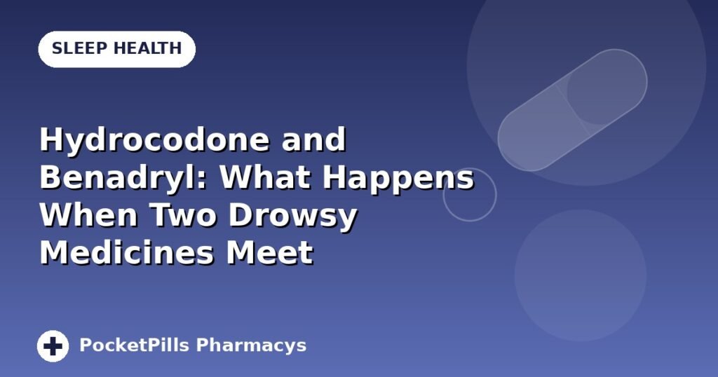 Hydrocodone and Benadryl: What Happens When Two Drowsy Medicines Meet