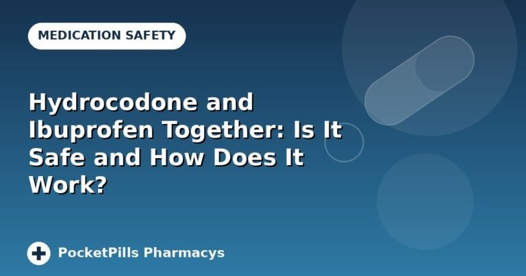 Hydrocodone and Ibuprofen Together: Is It Safe and How Does It Work?