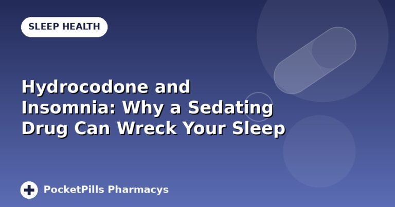 Hydrocodone and Insomnia: Why a Sedating Drug Can Wreck Your Sleep
