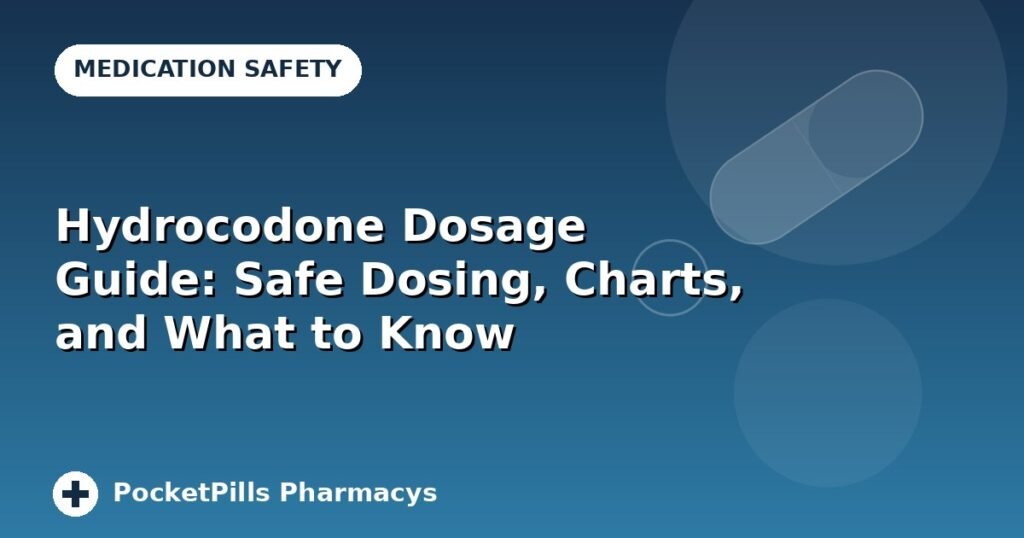 Hydrocodone Dosage Guide: Safe Dosing, Charts, and What to Know