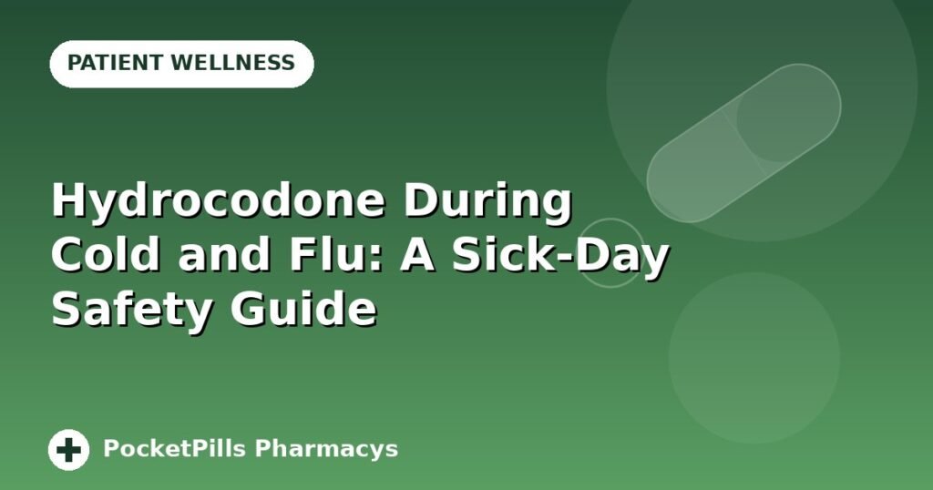 Hydrocodone During Cold and Flu: A Sick-Day Safety Guide