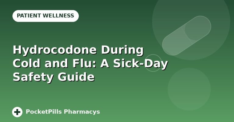 Hydrocodone During Cold and Flu: A Sick-Day Safety Guide