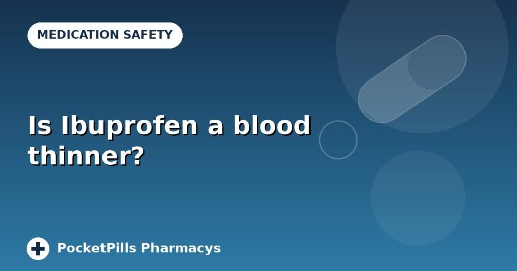 Is Ibuprofen a blood thinner?