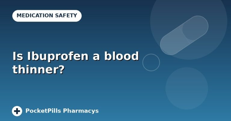 Is Ibuprofen a blood thinner?