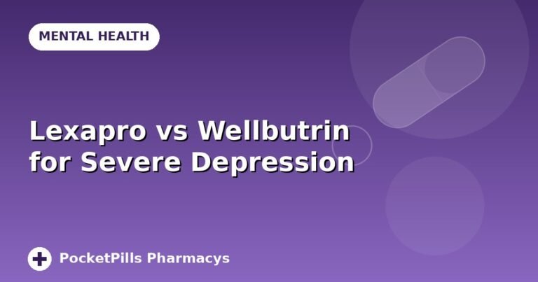 Lexapro vs Wellbutrin for Severe Depression