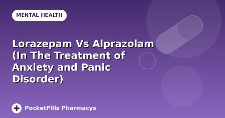 Lorazepam Vs Alprazolam (In The Treatment of Anxiety and Panic Disorder)