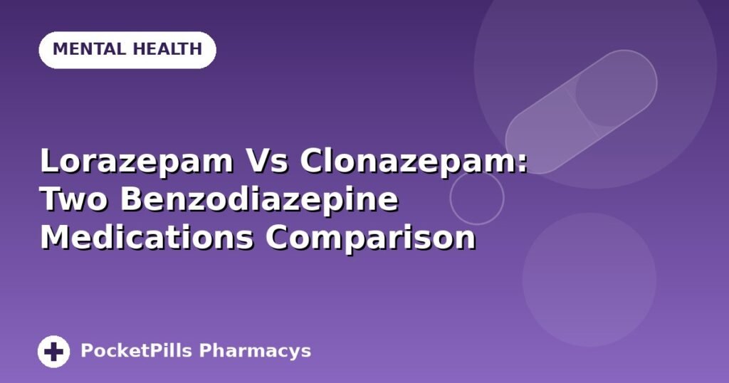 Lorazepam Vs Clonazepam: Two Benzodiazepine Medications Comparison