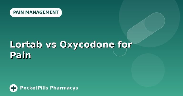 Lortab vs Oxycodone for Pain