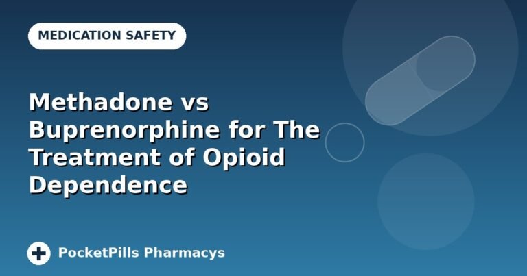 Methadone vs Buprenorphine for The Treatment of Opioid Dependence
