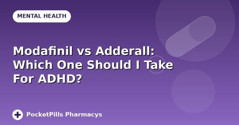 Modafinil vs Adderall: Which One Should I Take For ADHD?