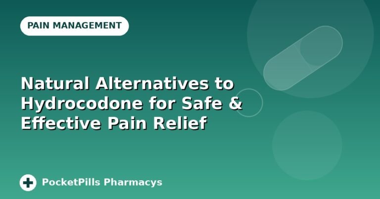 Natural Alternatives to Hydrocodone for Safe & Effective Pain Relief