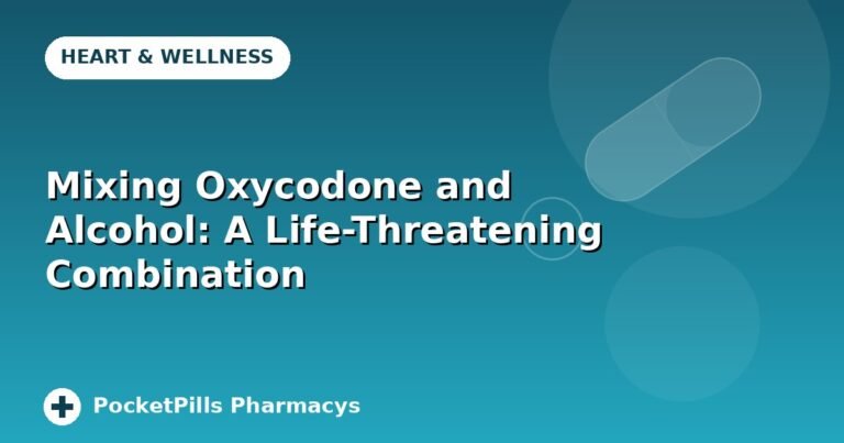 Mixing Oxycodone and Alcohol: A Life-Threatening Combination