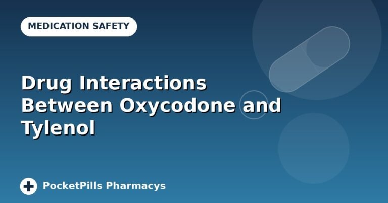 Drug Interactions Between Oxycodone and Tylenol