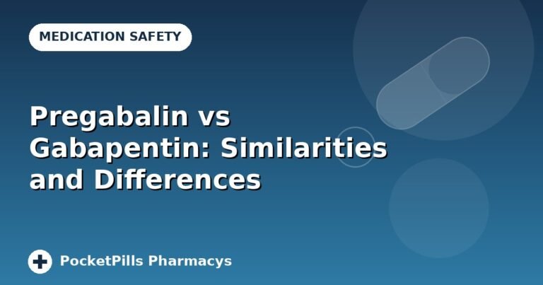 Pregabalin vs Gabapentin: Similarities and Differences