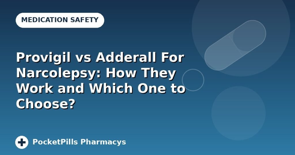 Provigil vs Adderall For Narcolepsy: How They Work and Which One to Choose?