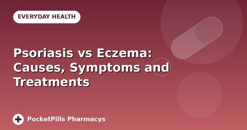 Psoriasis vs Eczema: Causes, Symptoms and Treatments