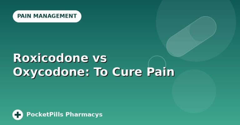 Roxicodone vs Oxycodone: To Cure Pain