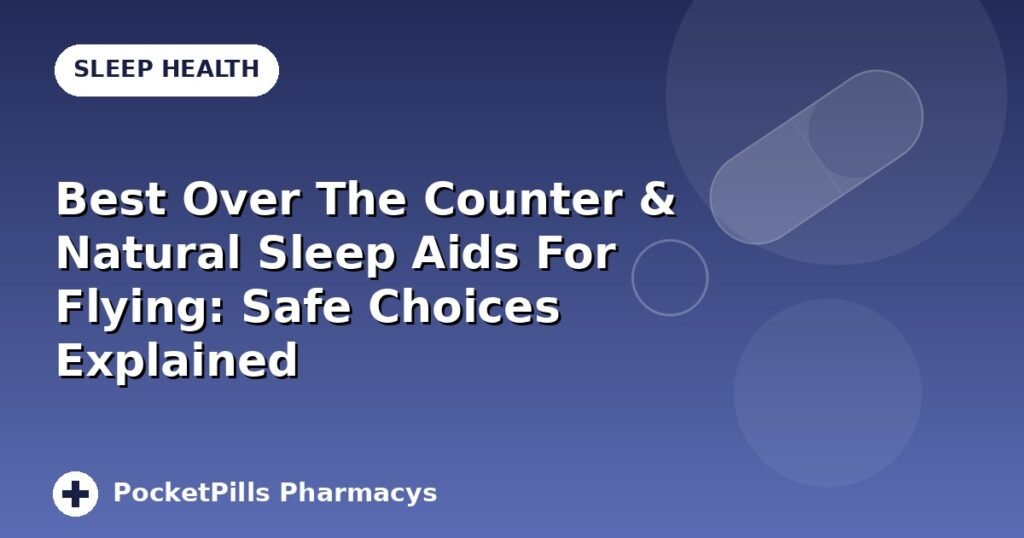 Best Over The Counter & Natural Sleep Aids For Flying: Safe Choices Explained