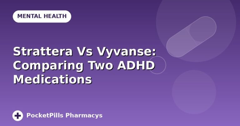 Strattera Vs Vyvanse: Comparing Two ADHD Medications