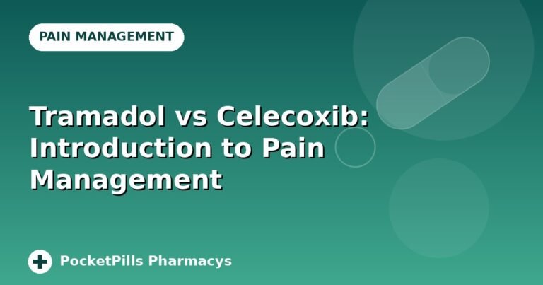 Tramadol vs Celecoxib: Introduction to Pain Management
