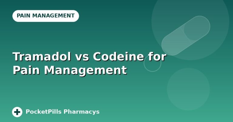 Tramadol vs Codeine for Pain Management