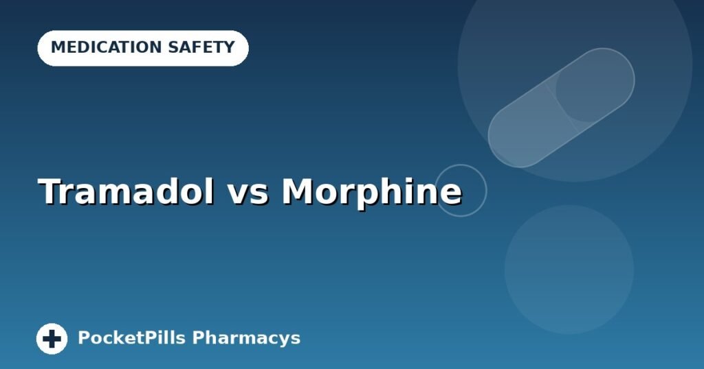 Tramadol vs Morphine