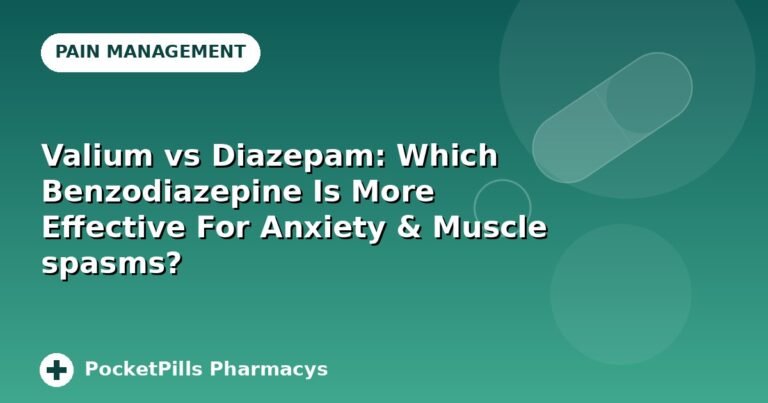 Valium vs Diazepam: Which Benzodiazepine Is More Effective For Anxiety & Muscle spasms?