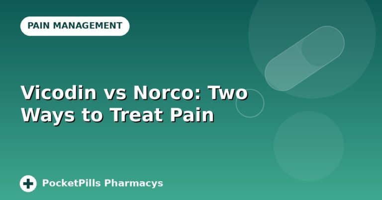 Vicodin vs Norco: Two Ways to Treat Pain