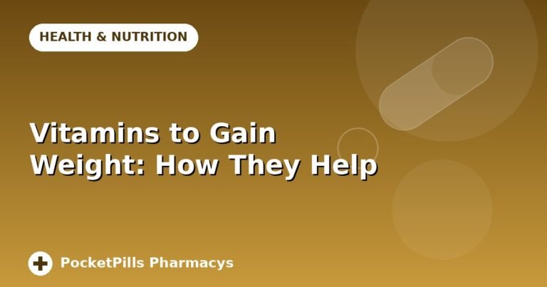 Vitamins to Gain Weight: How They Help