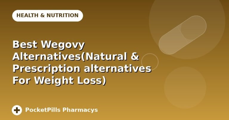 Best Wegovy Alternatives(Natural & Prescription alternatives For Weight Loss)