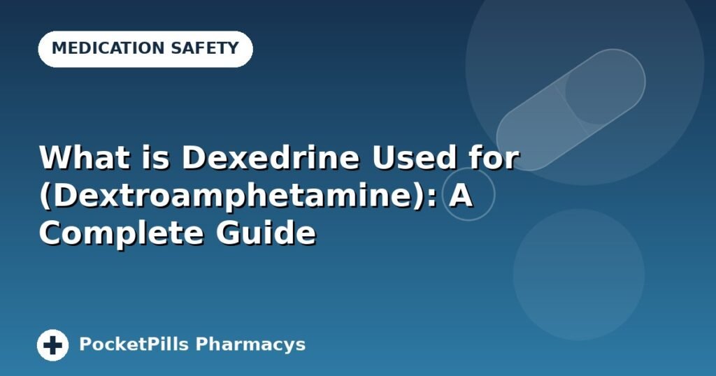 What is Dexedrine Used for (Dextroamphetamine): A Complete Guide